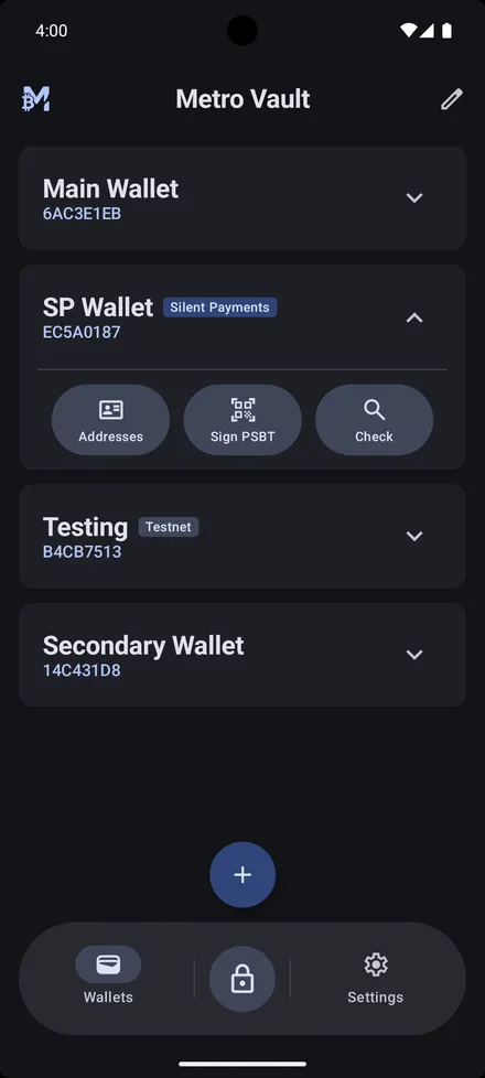 All your wallets in one vault
